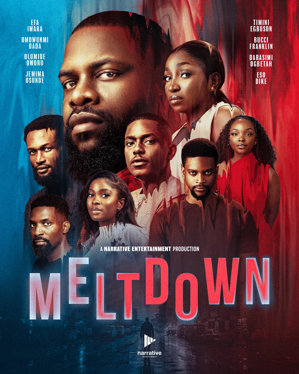 Meltdown movie poster — a Narrative Entertainment production